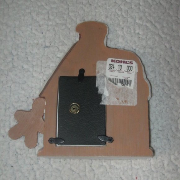 Make the Season Bright Resin Gingerbread House Holiday Christmas Photo Frame - Picture 2 of 2